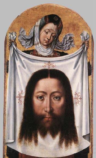 Master of the Saint Ursula Legend St Veronica with the Sudarium Spain oil painting art